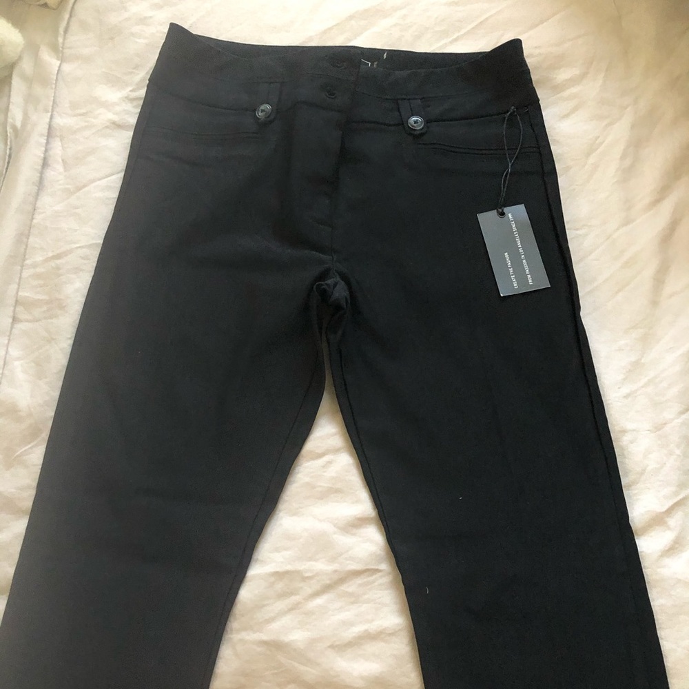 Black skinny work pants bnwt